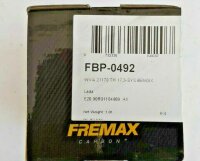 FREMAX FBP0492 Bremsbeläge LADA 110 111 112 PRIORA...