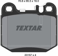 Original TEXTAR 2315702 Bremsbeläge für...