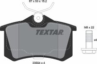 TEXTAR Bremsbeläge HINTEN AUDI A4 A6 VW GOLF 2 3 4...