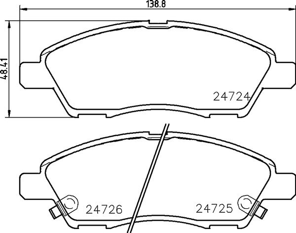 MINTEX MDB2977 Bremsbeläge VORNE für NISSAN CUBE LATIO LAVINA MICRA IV VERSA SUNNY TILD