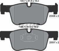 TEXTAR Bremsbeläge VORNE BMW 1 F20 1er F21 3 F30...