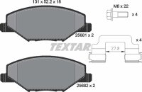 TEXTAR 2568101 Bremsbeläge VORNE SKODA FABIA II 2...