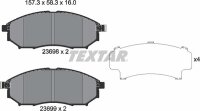 TEXTAR Beläge für  RENAULT KOLEOS I + NISSAN...