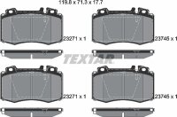 TEXTAR Bremsbeläge VORNE MERCEDES C-KLASSE W203 CLK...