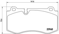 BREMBO Bremsscheiben + Bremsbeläge VORNE MERCEDES E- S SL KLASSE W211 W221 R230