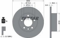 TEXTAR 92038000 Bremsscheibe OPEL OMEGA A , OMEGA A...