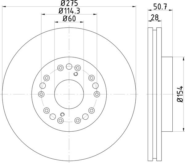 TEXTAR 92226500 Bremsscheibe VORNE für LEXUS LS (_F1_) 400 (UCF10)