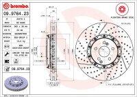 Brembo Bremsscheibe VORNE MERCEDES-BENZ C - E Klasse W204...