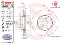 BREMBO Bremsscheibe VORNE MERCEDES-BENZ C-KLASSE W205 S205 + Coupe C205 + A205