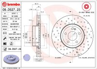 BREMBO Bremsscheibe VORNE MERCEDES-BENZ C-KLASSE W205...