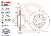 BREMBO Bremsscheibe VORNE BMW 3er E46 + Z3 E36 3.0 + Z4...