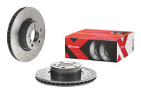 BREMBO XTRA LINE Bremsscheibe GELOCHT VORNE BMW X3 F25 X4...