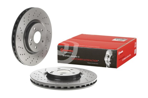 BREMBO Bremsscheibe VORNE MERCEDES-BENZ C-KLASSE W203 S203 CLK C209 SLK R171