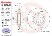 BREMBO Bremsscheibe VORNE AUDI A4 Allroad B8 8KH A5 A6...