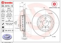 BREMBO Bremsscheibe VORNE BMW 5er F10 5 F11 Touring...