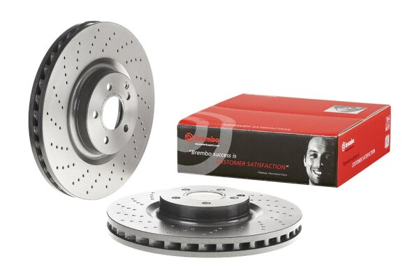 BREMBO Bremsscheibe VORNE MERCEDES-BENZ CLS C219 E / S KLASSE W211 W221 R230