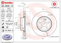 BREMBO Bremsscheibe VORNE MERCEDES-BENZ C / E KLASSE W205 S205 W213 S213