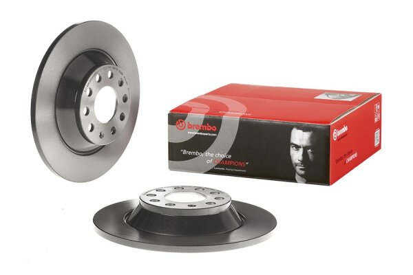 BREMBO Bremsscheibe HINTEN AUDI A6 C6 4F2 +A6 C6 Avant 4F5 302mm VOLL