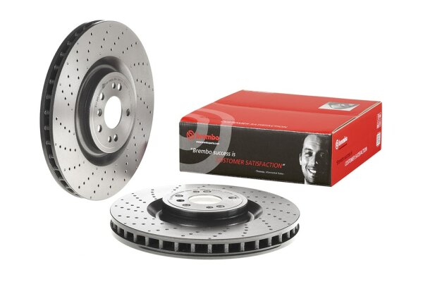 BREMBO Bremsscheibe VORNE MERCEDES-BENZ GL- ML GLE GLS KLASSE X166 W166 C292