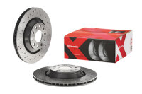 BREMBO Bremsscheibe Gelocht HINTEN AUDI TT Q3 A3 S3 + VW...